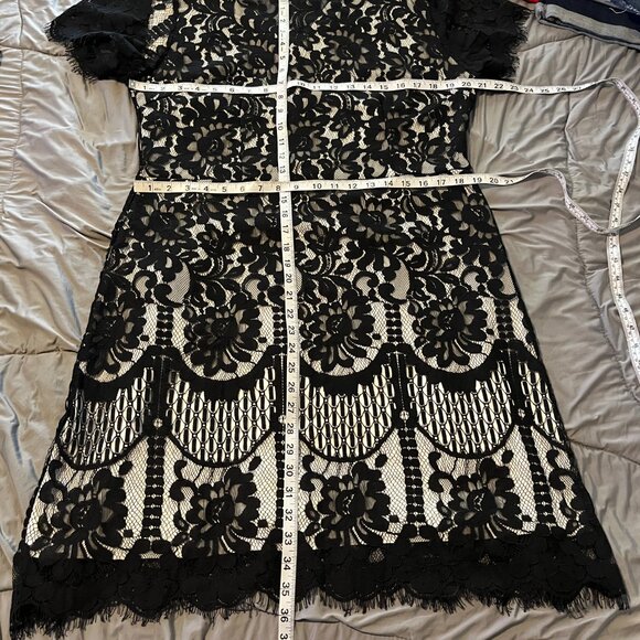 NWOT Women's Black Lace Dress - Picture 8 of 8
